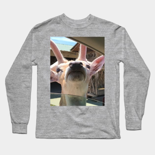 Oh Deer Long Sleeve T-Shirt by FairlyFeralFriends